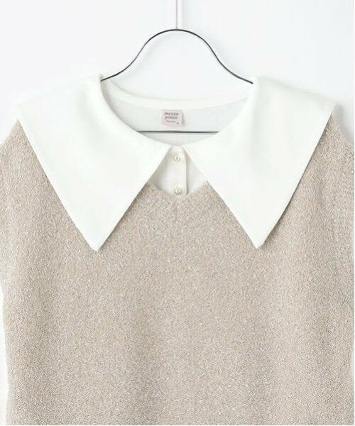 mezzo piano junior / メゾピアノジュニア Tシャツ | シャギーベスト＆セーラー長袖Tシャツセット | 詳細15