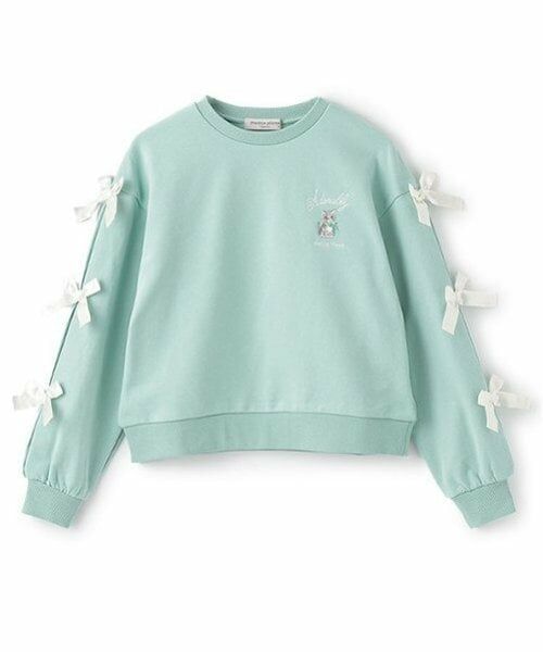 mezzo piano junior / メゾピアノジュニア スウェット | タックスリーブリボントレーナー | 詳細10