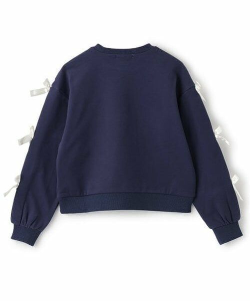 mezzo piano junior / メゾピアノジュニア スウェット | タックスリーブリボントレーナー | 詳細2