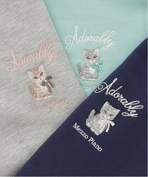 mezzo piano junior / メゾピアノジュニア スウェット | タックスリーブリボントレーナー | 詳細4