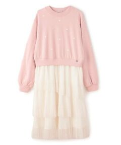 mezzo piano junior / メゾピアノジュニア ミニ丈・ひざ丈ワンピース | チュールスカートドキングワンピース