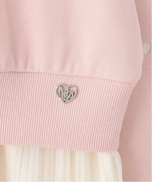 mezzo piano junior / メゾピアノジュニア ミニ丈・ひざ丈ワンピース | チュールスカートドキングワンピース | 詳細4