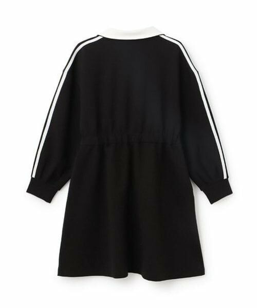mezzo piano junior / メゾピアノジュニア ミニ丈・ひざ丈ワンピース | ハーフジップサイドラインワンピース | 詳細1