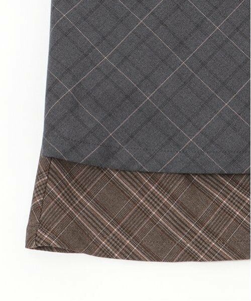 mezzo piano junior / メゾピアノジュニア ミニ丈・ひざ丈ワンピース | ツインリボンジャンパースカート | 詳細13