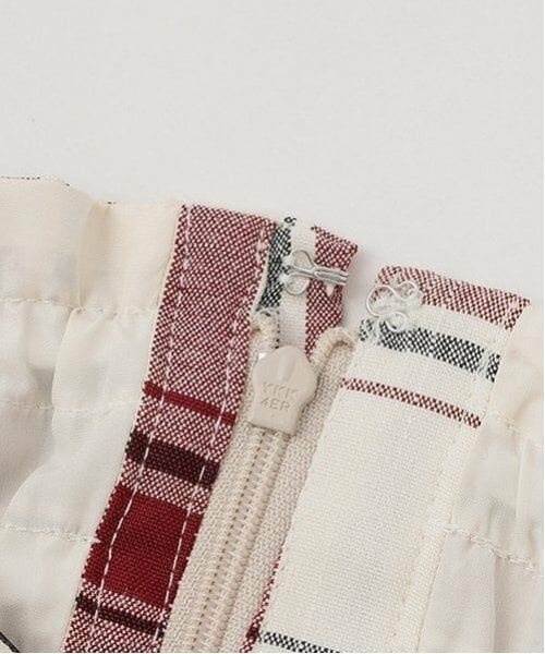 mezzo piano junior / メゾピアノジュニア ミニ丈・ひざ丈ワンピース | フロントリボンジャンパースカート＆Tシャツセット | 詳細13