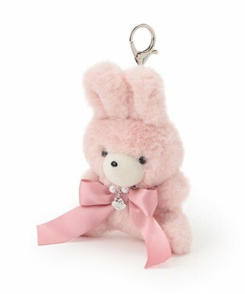 mezzo piano junior / メゾピアノジュニア チャーム | ふわふわうさぎチャーム（ピンク）