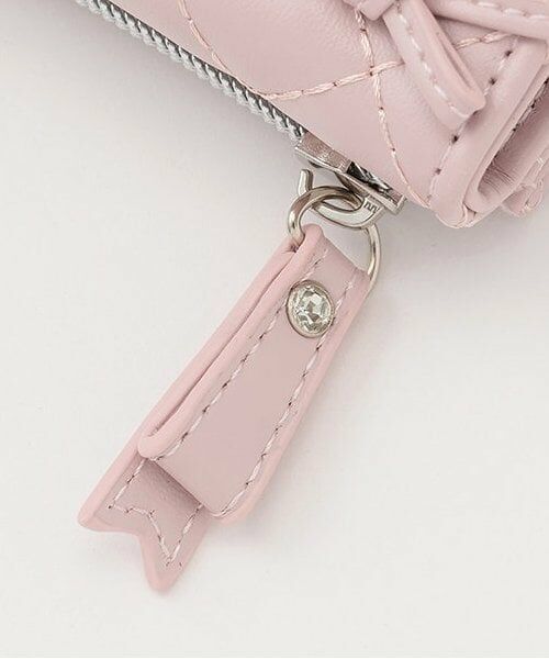 mezzo piano junior / メゾピアノジュニア 財布・コインケース・マネークリップ | リボン×きらきらラインストーンウォレット | 詳細3