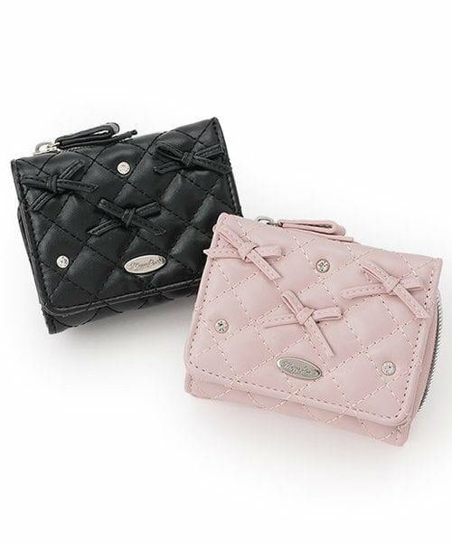 mezzo piano junior / メゾピアノジュニア 財布・コインケース・マネークリップ | リボン×きらきらラインストーンウォレット | 詳細7