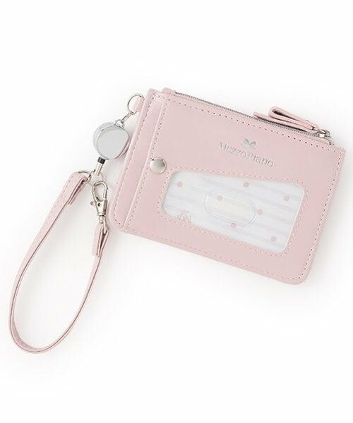 mezzo piano junior / メゾピアノジュニア カードケース・名刺入れ・定期入れ | リボン×きらきらラインストーンパスケース | 詳細1