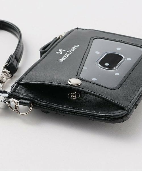 mezzo piano junior / メゾピアノジュニア カードケース・名刺入れ・定期入れ | リボン×きらきらラインストーンパスケース | 詳細7