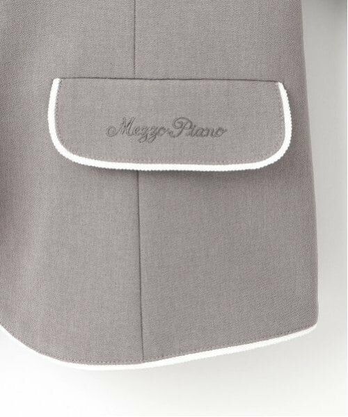 mezzo piano junior / メゾピアノジュニア テーラードジャケット | パイピングジャケット | 詳細13