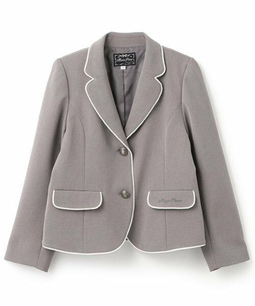 mezzo piano junior / メゾピアノジュニア テーラードジャケット | パイピングジャケット | 詳細17