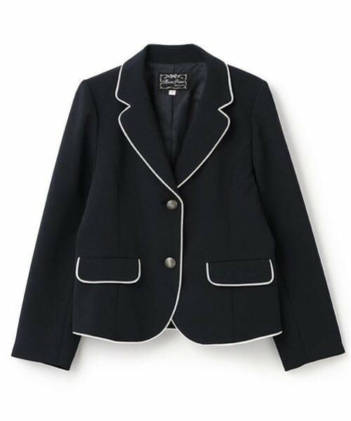 mezzo piano junior / メゾピアノジュニア テーラードジャケット | パイピングジャケット | 詳細18