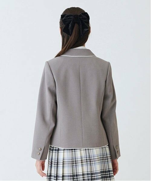 mezzo piano junior / メゾピアノジュニア テーラードジャケット | パイピングジャケット | 詳細2
