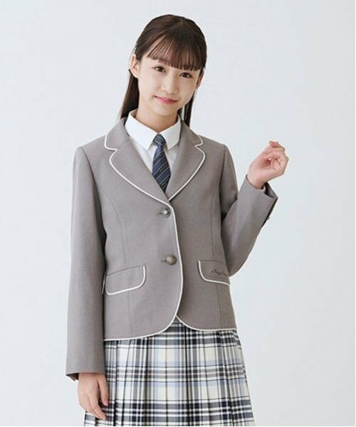 mezzo piano junior / メゾピアノジュニア テーラードジャケット | パイピングジャケット | 詳細3