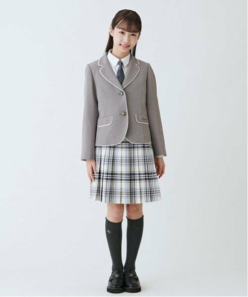 mezzo piano junior / メゾピアノジュニア テーラードジャケット | パイピングジャケット | 詳細4