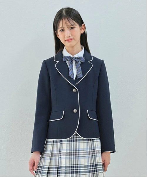 mezzo piano junior / メゾピアノジュニア テーラードジャケット | パイピングジャケット | 詳細5