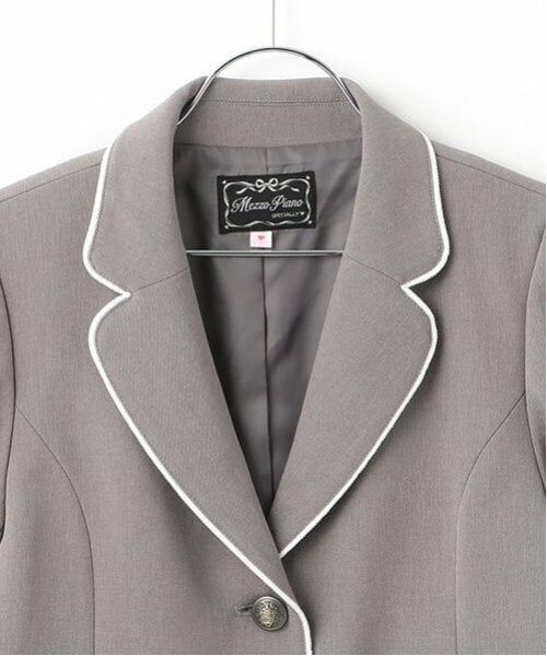 mezzo piano junior / メゾピアノジュニア テーラードジャケット | パイピングジャケット | 詳細8