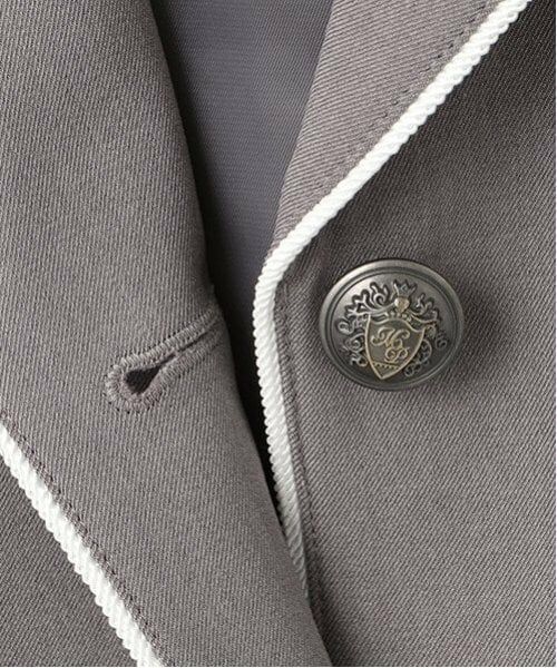 mezzo piano junior / メゾピアノジュニア テーラードジャケット | パイピングジャケット | 詳細9