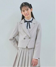 mezzo piano junior / メゾピアノジュニア テーラードジャケット | パイピンクショードジャケット