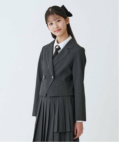 mezzo piano junior / メゾピアノジュニア テーラードジャケット | パイピンクショードジャケット | 詳細5