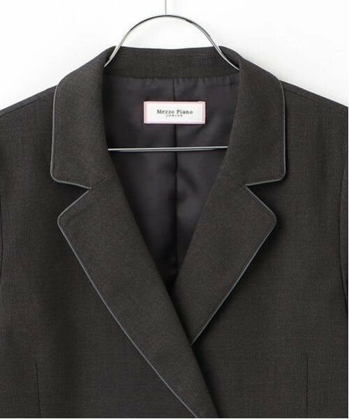 mezzo piano junior / メゾピアノジュニア テーラードジャケット | パイピンクショードジャケット | 詳細9