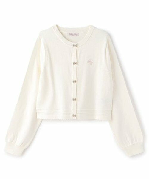 mezzo piano junior / メゾピアノジュニア カーディガン・ボレロ | ショート丈リボンボタンカーディガン | 詳細18