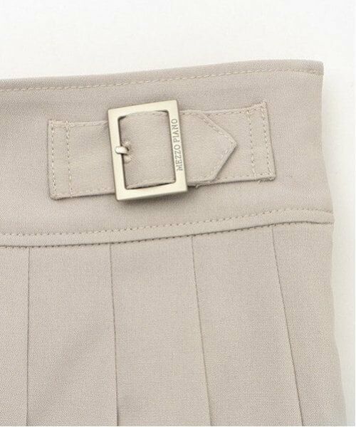 mezzo piano junior / メゾピアノジュニア ミニ・ひざ丈スカート | バックルベルトつき2段プリーツスカパン | 詳細12