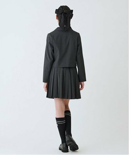 mezzo piano junior / メゾピアノジュニア ミニ・ひざ丈スカート | バックルベルトつき2段プリーツスカパン | 詳細3