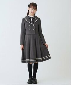 mezzo piano junior / メゾピアノジュニア テーラードジャケット | セーラーショートジャケット＆ジャンパースカートセット