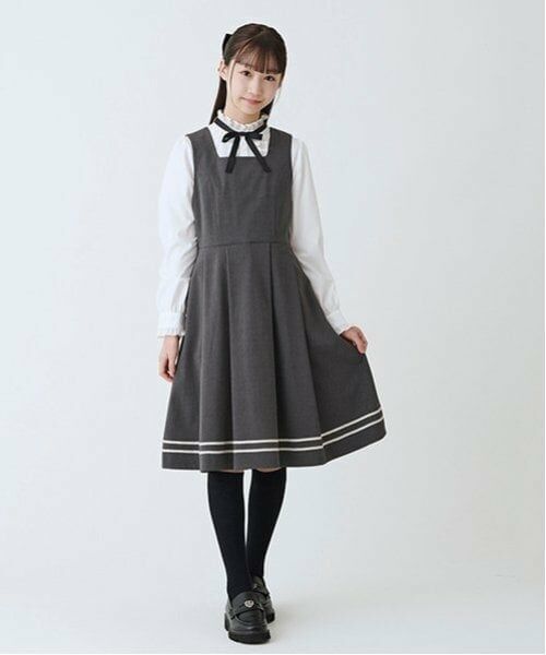 mezzo piano junior / メゾピアノジュニア テーラードジャケット | セーラーショートジャケット&ジャンパースカートセット | 詳細12
