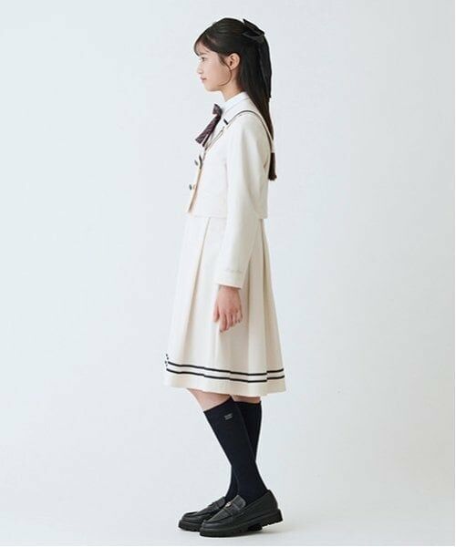 mezzo piano junior / メゾピアノジュニア テーラードジャケット | セーラーショートジャケット&ジャンパースカートセット | 詳細4