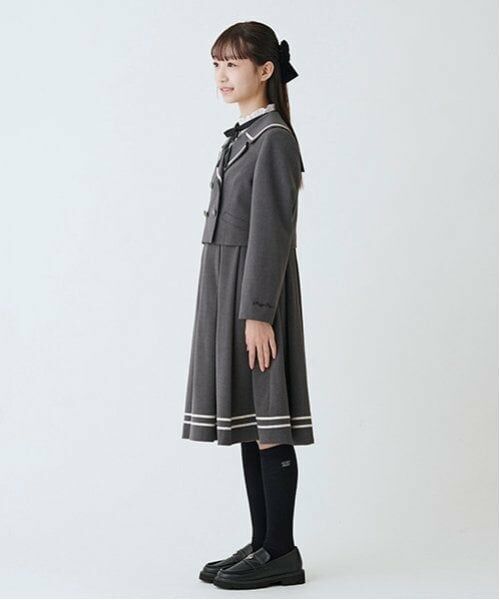 mezzo piano junior / メゾピアノジュニア テーラードジャケット | セーラーショートジャケット&ジャンパースカートセット | 詳細8