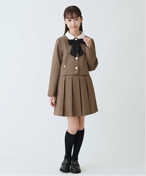 mezzo piano junior / メゾピアノジュニア セットアップ | クラシカルセットアップ(茶)