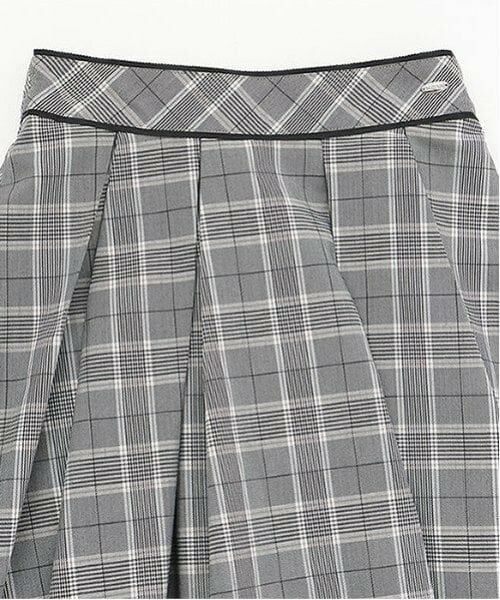 mezzo piano junior / メゾピアノジュニア ミニ・ひざ丈スカート | タックフレアチェックスカート | 詳細3