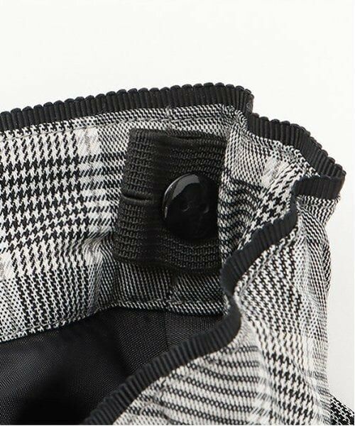 mezzo piano junior / メゾピアノジュニア ミニ・ひざ丈スカート | タックフレアチェックスカート | 詳細5