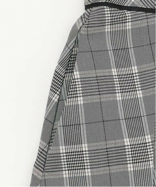 mezzo piano junior / メゾピアノジュニア ミニ・ひざ丈スカート | タックフレアチェックスカート | 詳細7