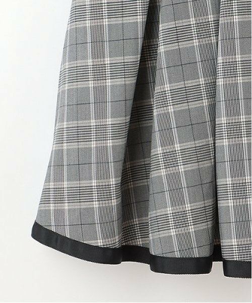 mezzo piano junior / メゾピアノジュニア ミニ・ひざ丈スカート | タックフレアチェックスカート | 詳細8