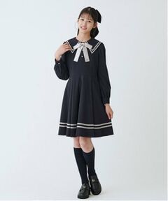 mezzo piano junior / メゾピアノジュニア ミニ丈・ひざ丈ワンピース | セーラーワンピース