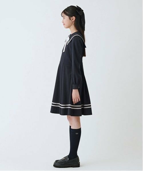 mezzo piano junior / メゾピアノジュニア ミニ丈・ひざ丈ワンピース | セーラーワンピース | 詳細1