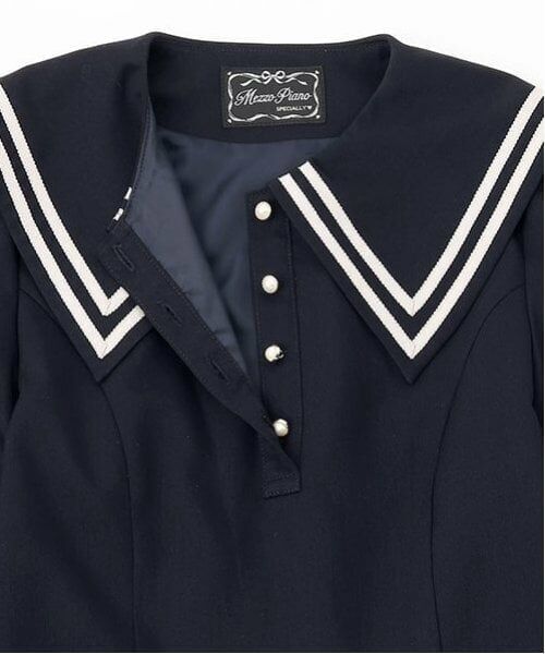 mezzo piano junior / メゾピアノジュニア ミニ丈・ひざ丈ワンピース | セーラーワンピース | 詳細12
