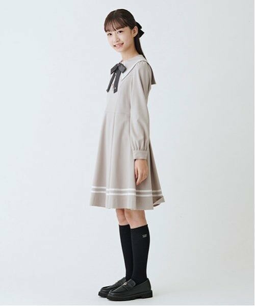 mezzo piano junior / メゾピアノジュニア ミニ丈・ひざ丈ワンピース | セーラーワンピース | 詳細3