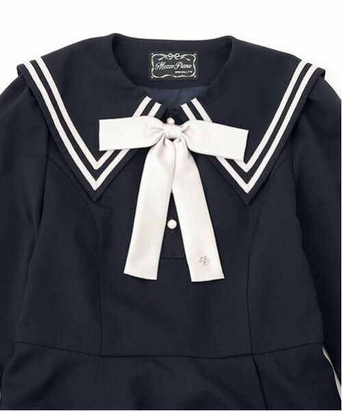 mezzo piano junior / メゾピアノジュニア ミニ丈・ひざ丈ワンピース | セーラーワンピース | 詳細8