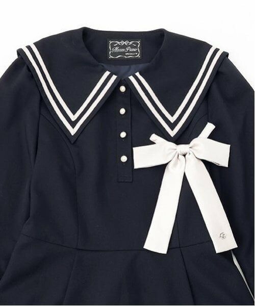 mezzo piano junior / メゾピアノジュニア ミニ丈・ひざ丈ワンピース | セーラーワンピース | 詳細9