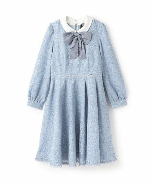 mezzo piano junior / メゾピアノジュニア ドレス | ふんわりリボンタイつきレースワンピース | 詳細22