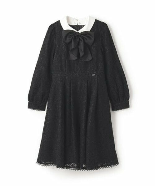 mezzo piano junior / メゾピアノジュニア ドレス | ふんわりリボンタイつきレースワンピース | 詳細23
