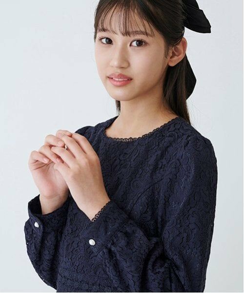 mezzo piano junior / メゾピアノジュニア ドレス | ふんわりリボンタイつきレースワンピース | 詳細7