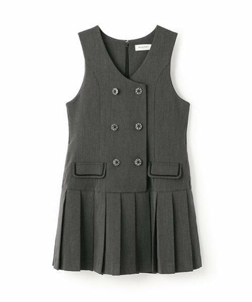 mezzo piano junior / メゾピアノジュニア ドレス | プリーツジャンパースカート | 詳細11