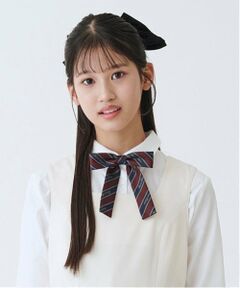 mezzo piano junior / メゾピアノジュニア ネクタイ | レジメンタル柄リボンタイ