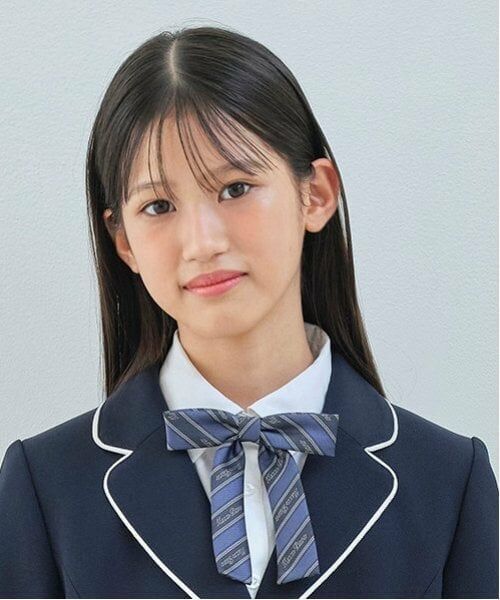 mezzo piano junior / メゾピアノジュニア ネクタイ | レジメンタル柄リボンタイ | 詳細1